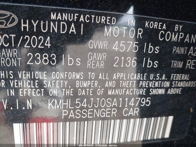 HYUNDAI SONATA HYBRID