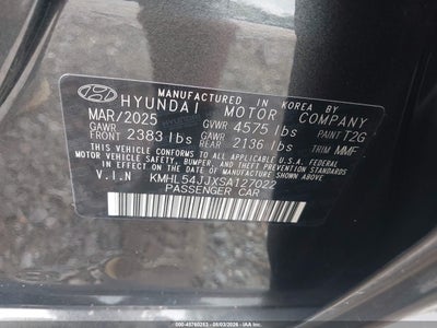 HYUNDAI SONATA HYBRID