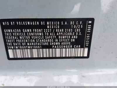 VOLKSWAGEN JETTA GLI