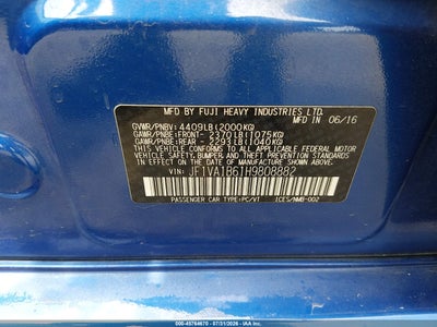 SUBARU WRX
