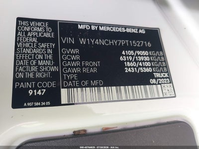 MERCEDES-BENZ SPRINTER 2500