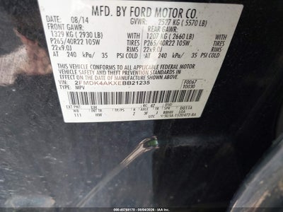 2014 FORD EDGE 9