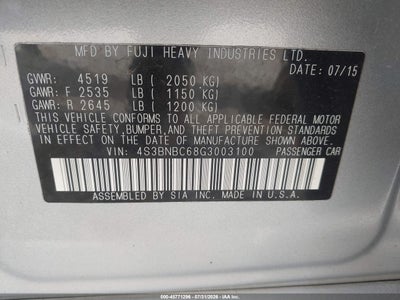 SUBARU LEGACY