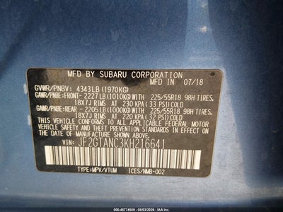 SUBARU CROSSTREK