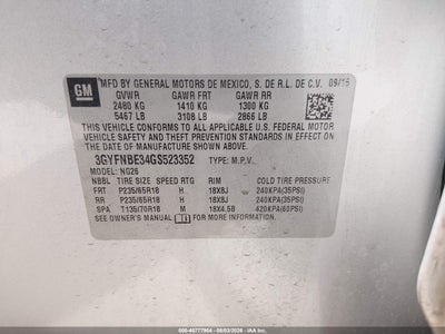 CADILLAC SRX