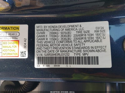 HONDA CR-V HYBRID