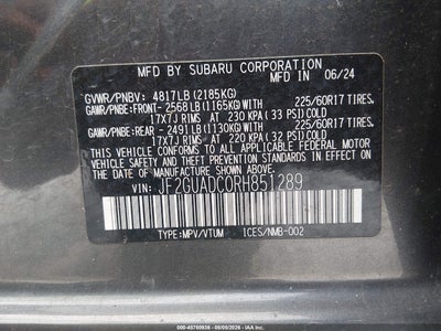 SUBARU CROSSTREK