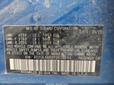 SUBARU IMPREZA