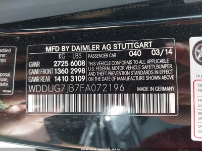 2015 MERCEDES-BENZ S 63 AMG 9