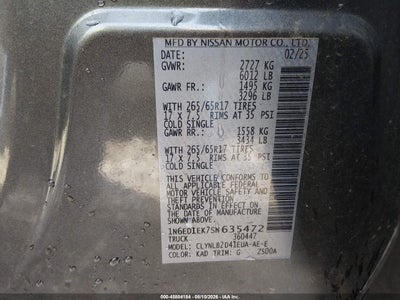 NISSAN FRONTIER