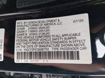 HONDA ACCORD HYBRID