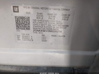 2021 CHEVROLET EQUINOX 9