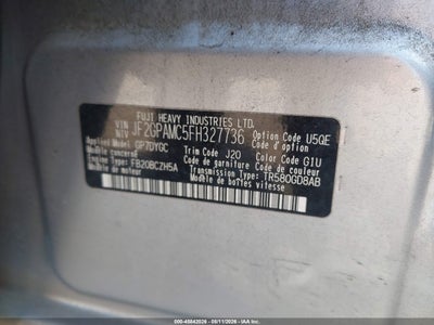 SUBARU XV CROSSTREK