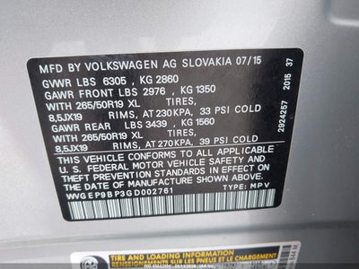VOLKSWAGEN TOUAREG
