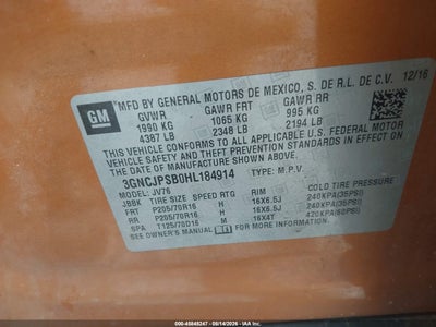 CHEVROLET TRAX
