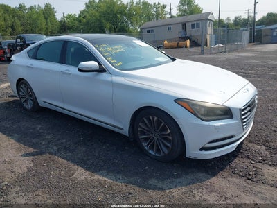 2015 Hyundai Genesis 3.8 — VIN KMHGN4JE5FU101033 salvage auction