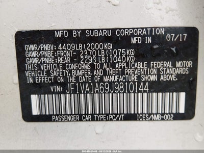 SUBARU WRX