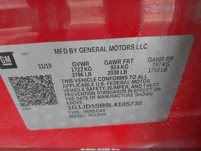 CHEVROLET SONIC