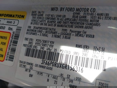 FORD FUSION HYBRID