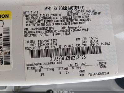 FORD FUSION HYBRID