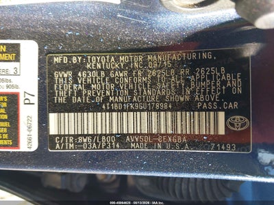 TOYOTA CAMRY HYBRID