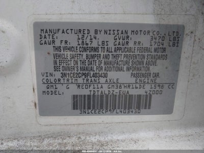 NISSAN VERSA NOTE