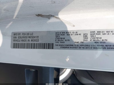 RAM PROMASTER 2500