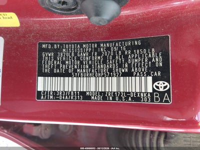 TOYOTA COROLLA
