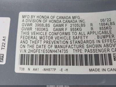 HONDA CIVIC SI