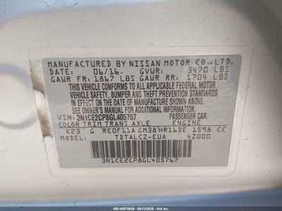 NISSAN VERSA NOTE
