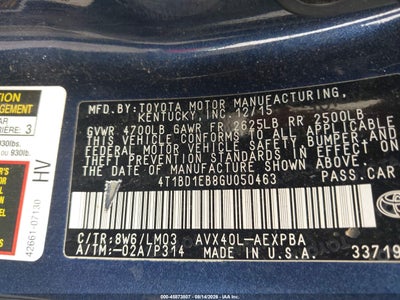 TOYOTA AVALON HYBRID