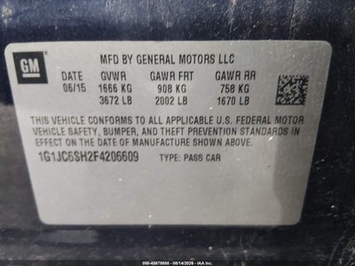 CHEVROLET SONIC
