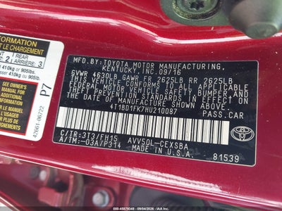 TOYOTA CAMRY HYBRID