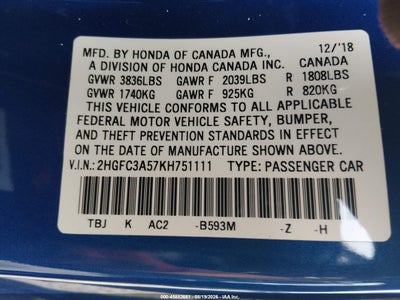 HONDA CIVIC SI