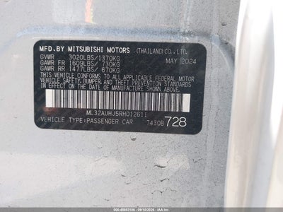 2024 MITSUBISHI MIRAGE 9