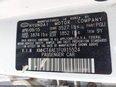 2015 HYUNDAI ACCENT 9