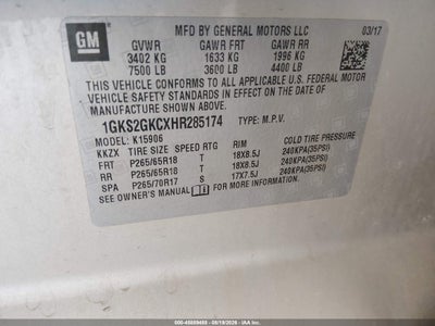 2017 GMC YUKON XL 9