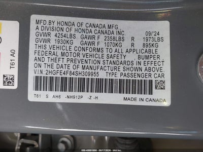 HONDA CIVIC HYBRID