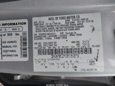 FORD FUSION HYBRID