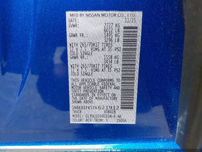 NISSAN FRONTIER