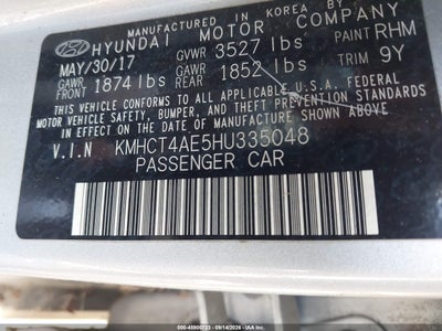 2017 HYUNDAI ACCENT 9