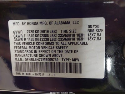 HONDA ODYSSEY