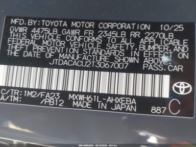 TOYOTA PRIUS PLUG-IN HYBRID