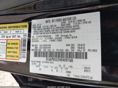 FORD FUSION ENERGI