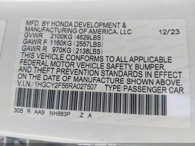 HONDA ACCORD HYBRID