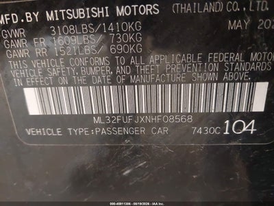 MITSUBISHI MIRAGE G4