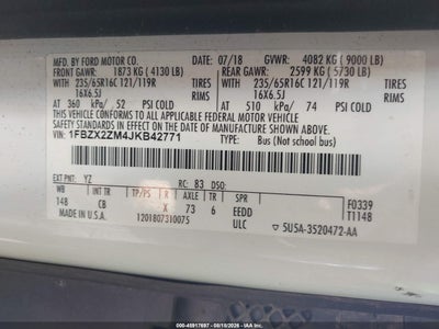2018 FORD TRANSIT-350 9