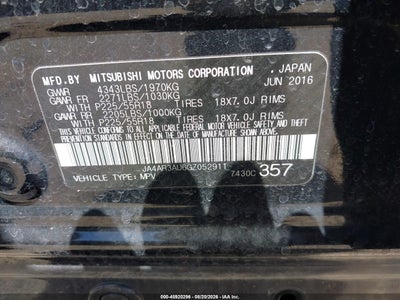 MITSUBISHI OUTLANDER SPORT