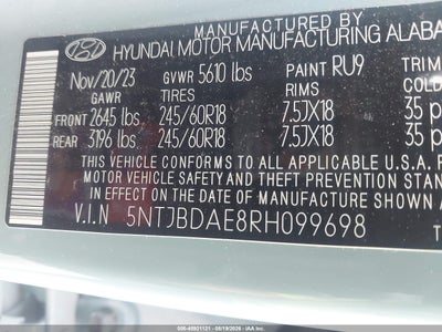 HYUNDAI SANTA CRUZ