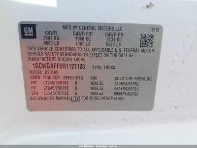 CHEVROLET EXPRESS 2500